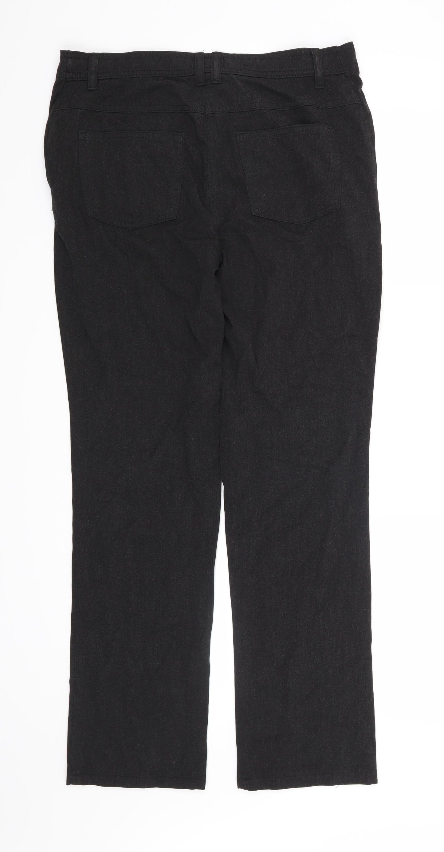 Per Una Womens Grey   Trousers  Size 8 L30 in