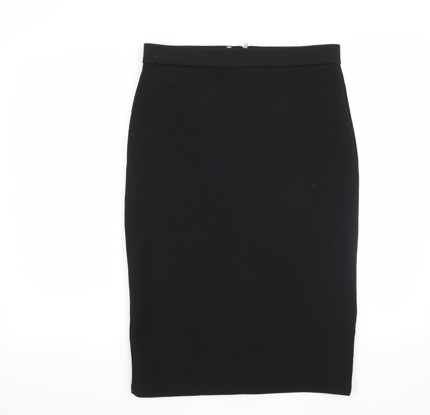 Topshop Womens Black   Straight & Pencil Skirt Size 12