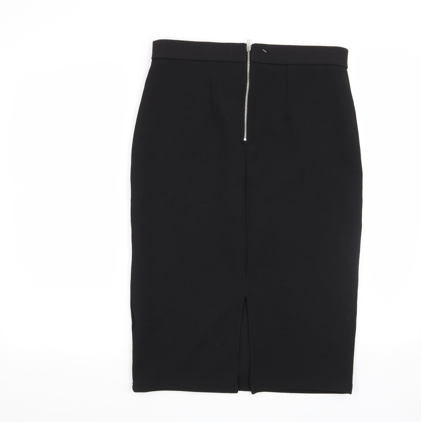 Topshop Womens Black   Straight & Pencil Skirt Size 12