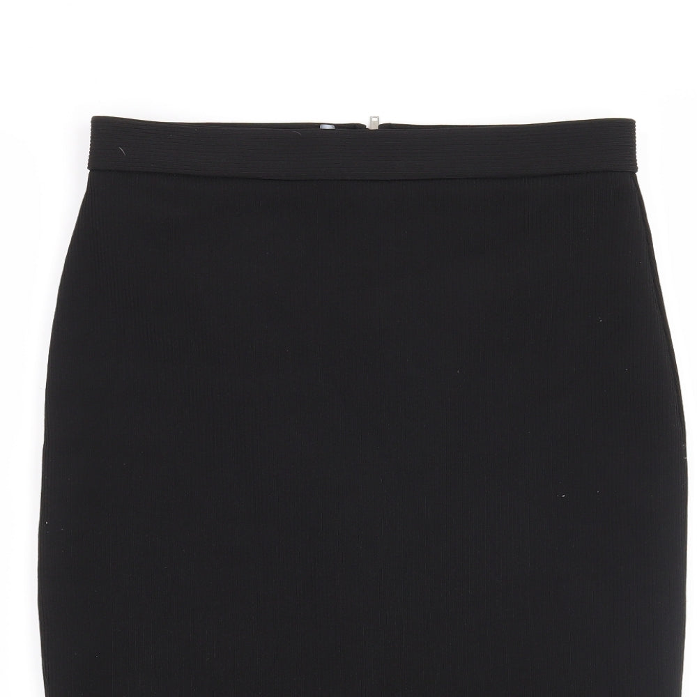 Topshop Womens Black   Straight & Pencil Skirt Size 12