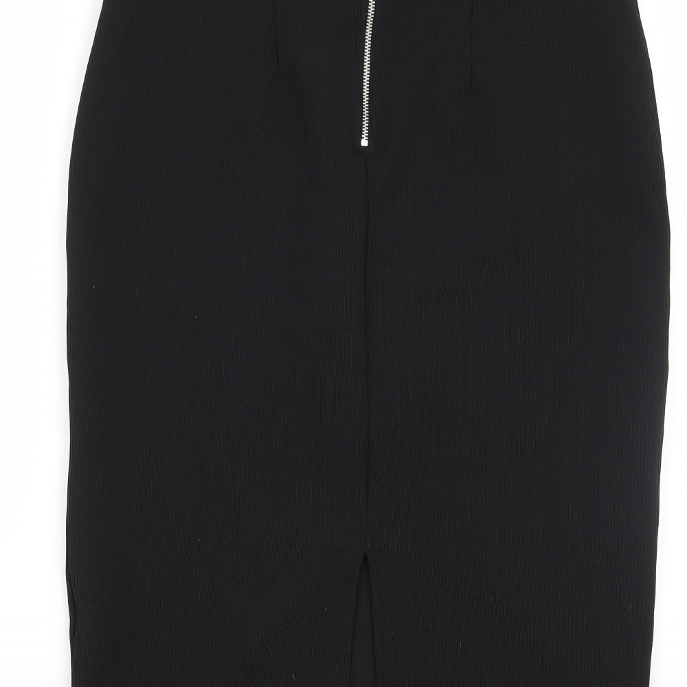 Topshop Womens Black   Straight & Pencil Skirt Size 12