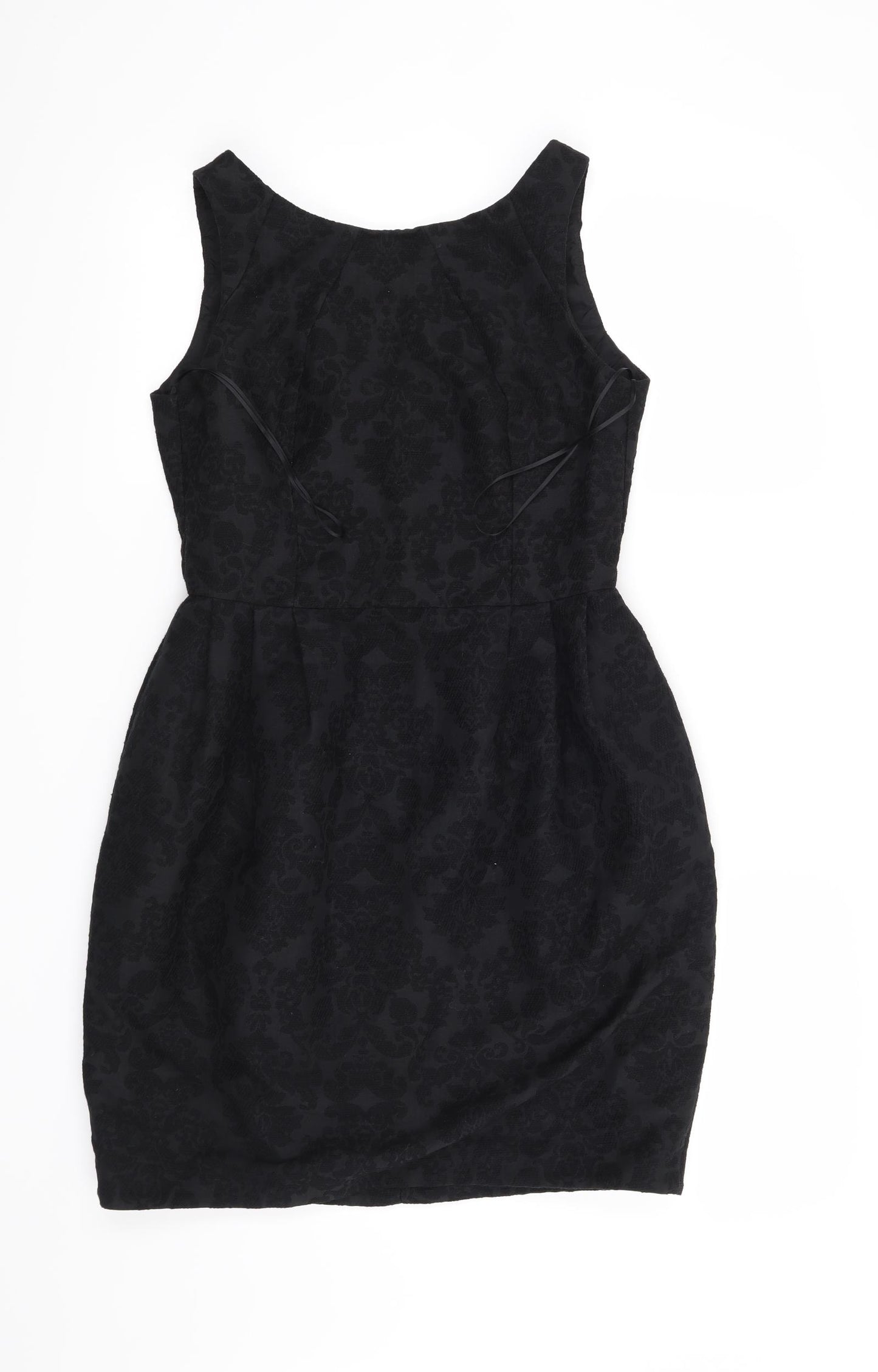 Coast Womens Black Floral  Shift  Size 10