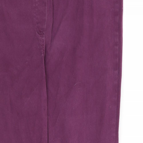 Preworn Womens Purple   Straight Jeans Size 36 in L28 in