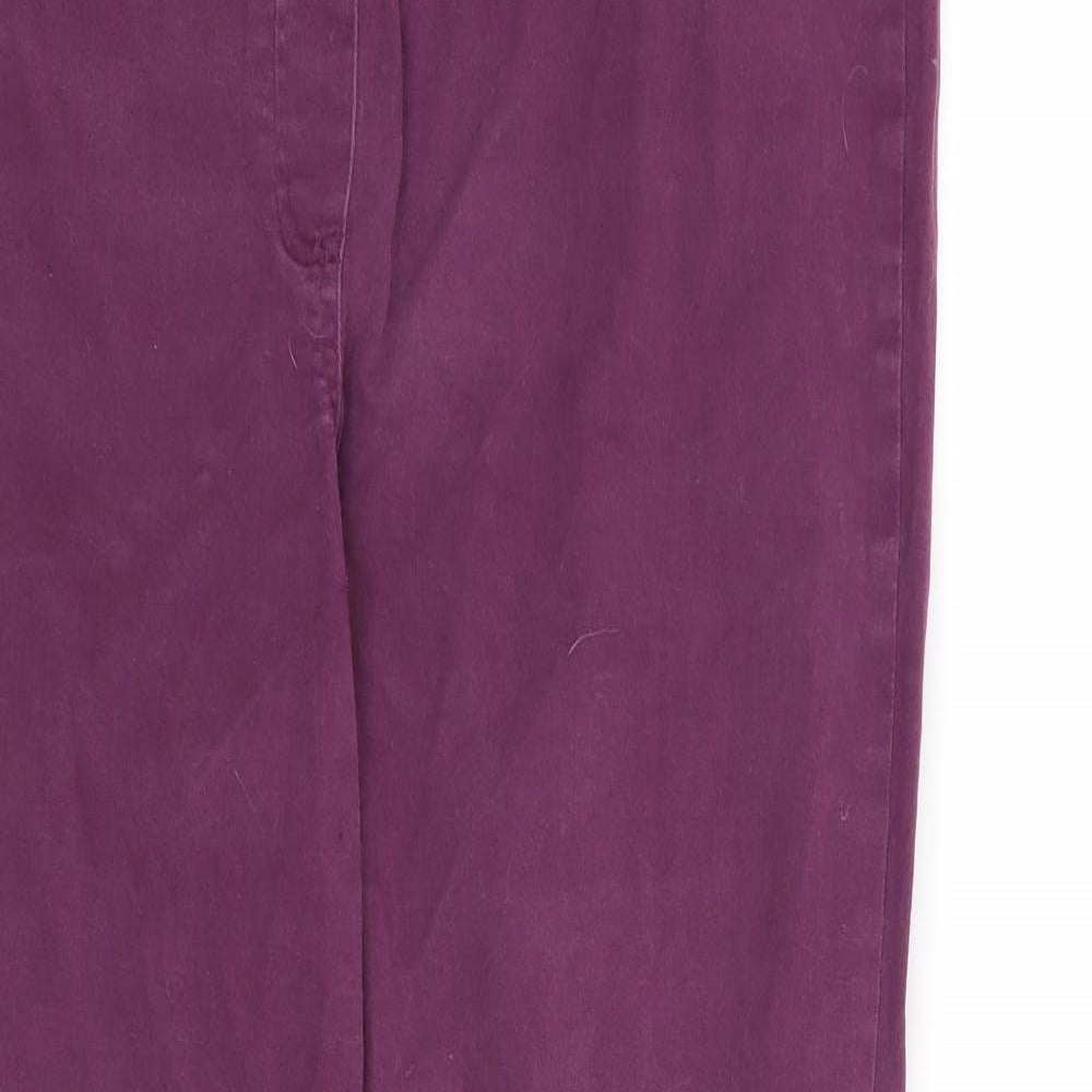 Preworn Womens Purple   Straight Jeans Size 36 in L28 in