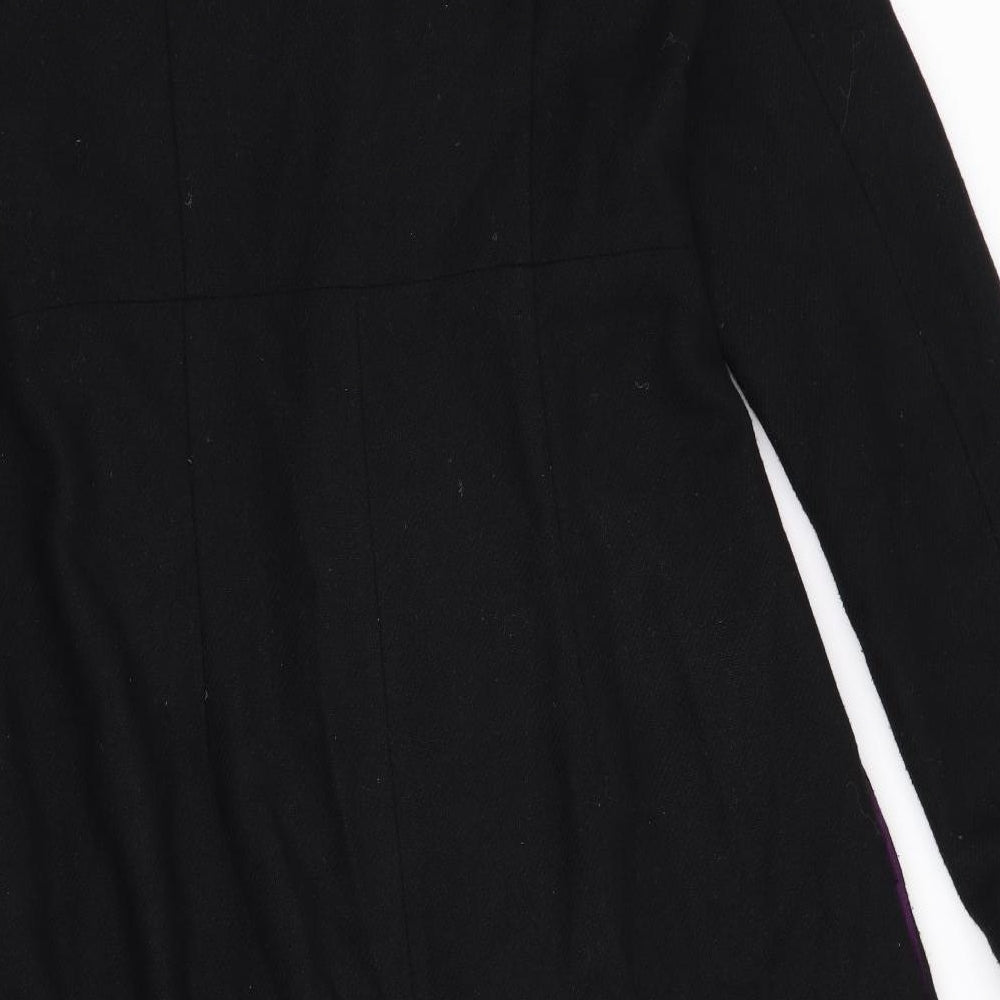 JoJo Maman Bébé Womens Black   Overcoat Coat Size 12