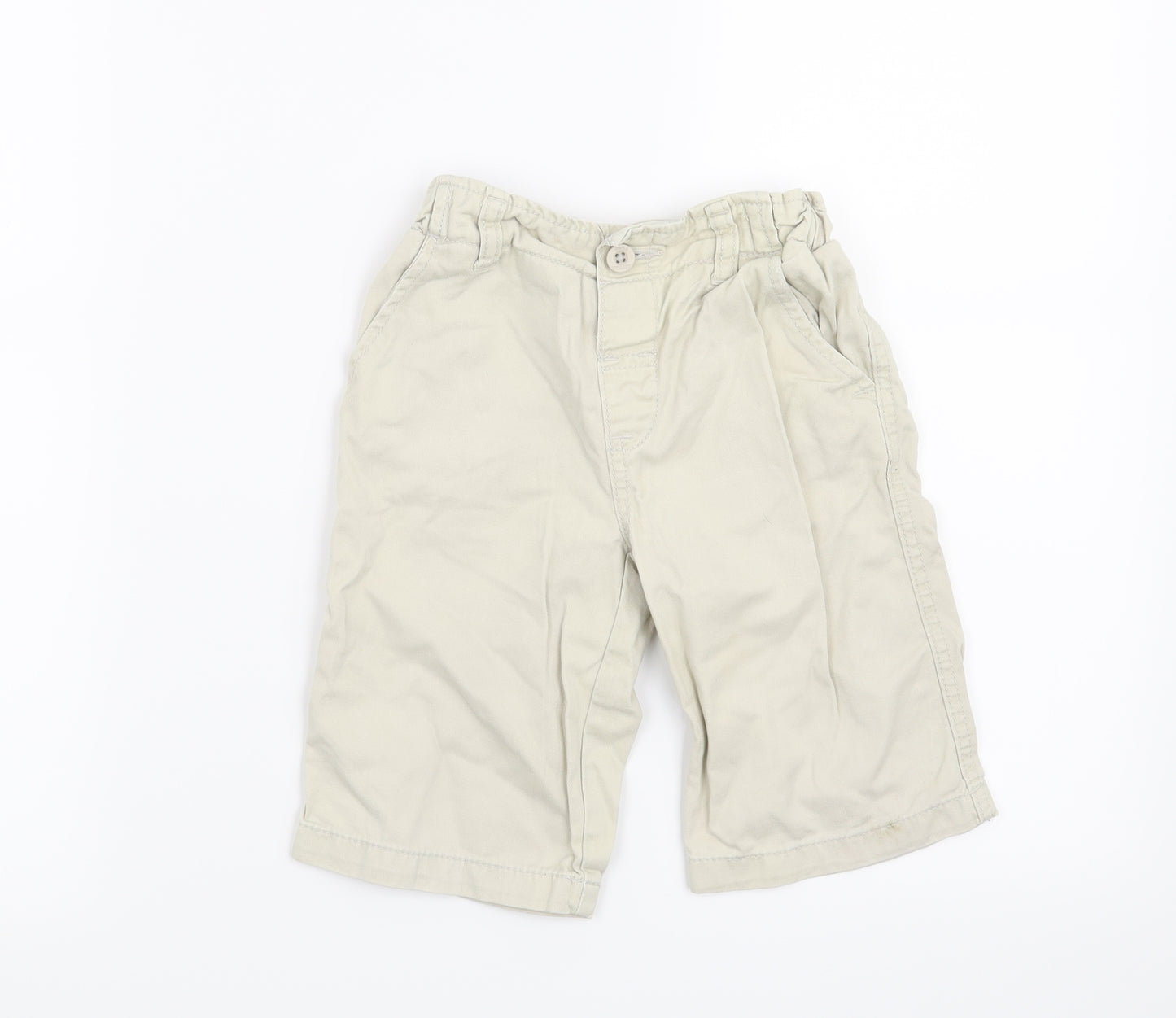 Marks and Spencer Boys Beige   Chino Trousers Size 4-5 Years