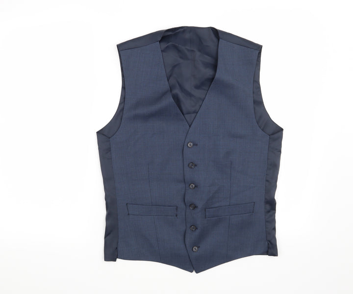 Hammond & Co Mens Blue   Jacket Waistcoat Size 38