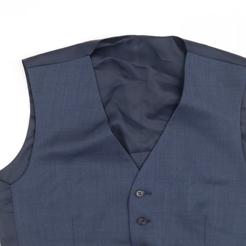 Hammond & Co Mens Blue   Jacket Waistcoat Size 38