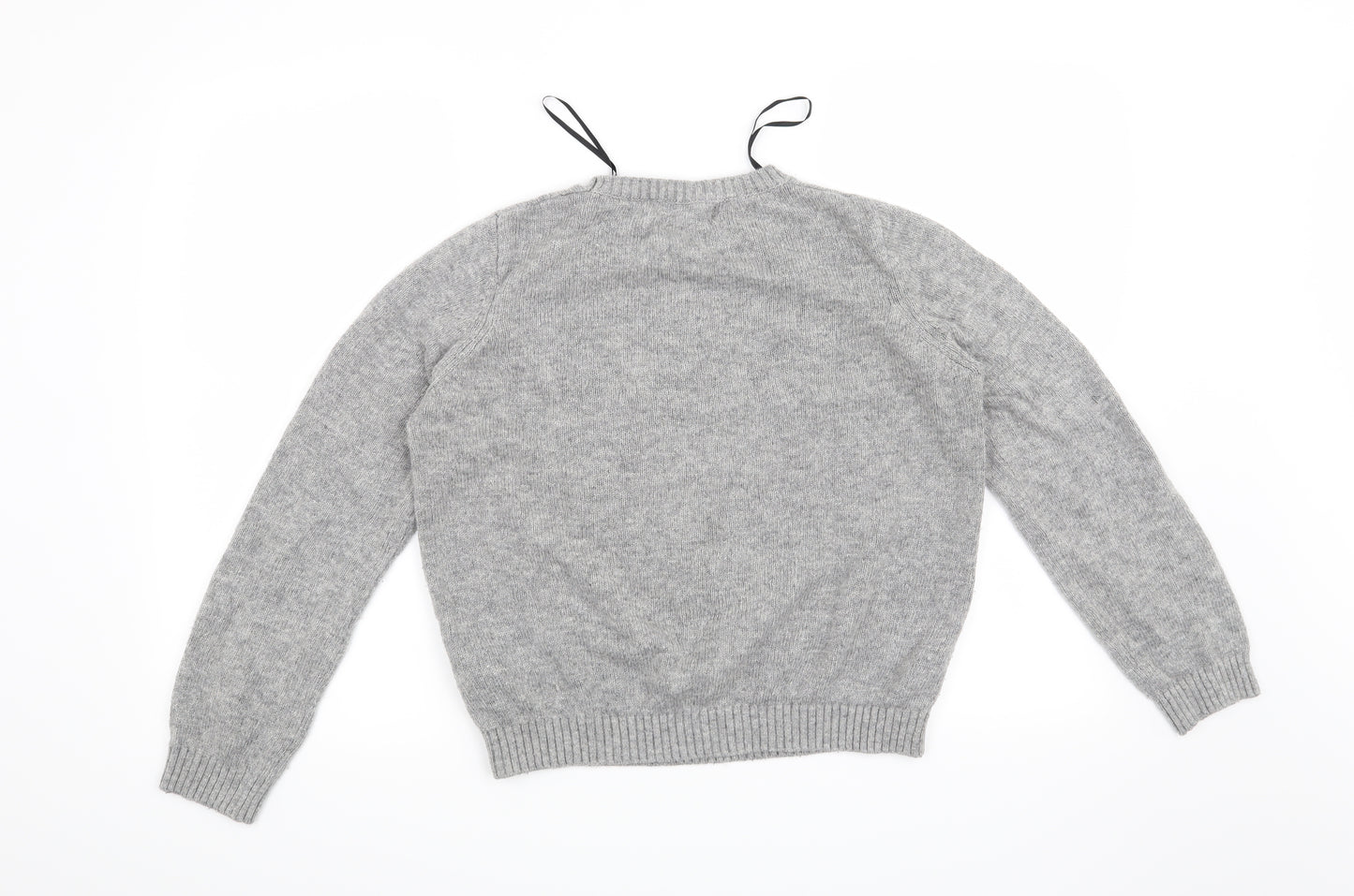New Look Womens Grey   Pullover Jumper Size 14  - Fox