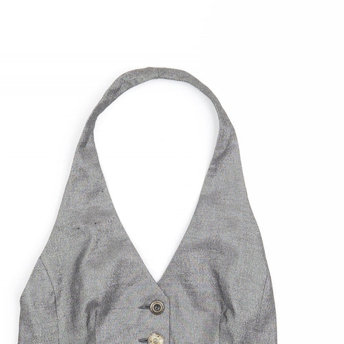River Island Womens Grey   Jacket Waistcoat Size 6