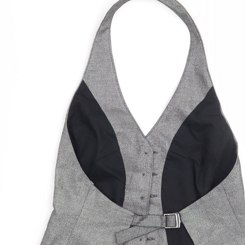River Island Womens Grey   Jacket Waistcoat Size 6