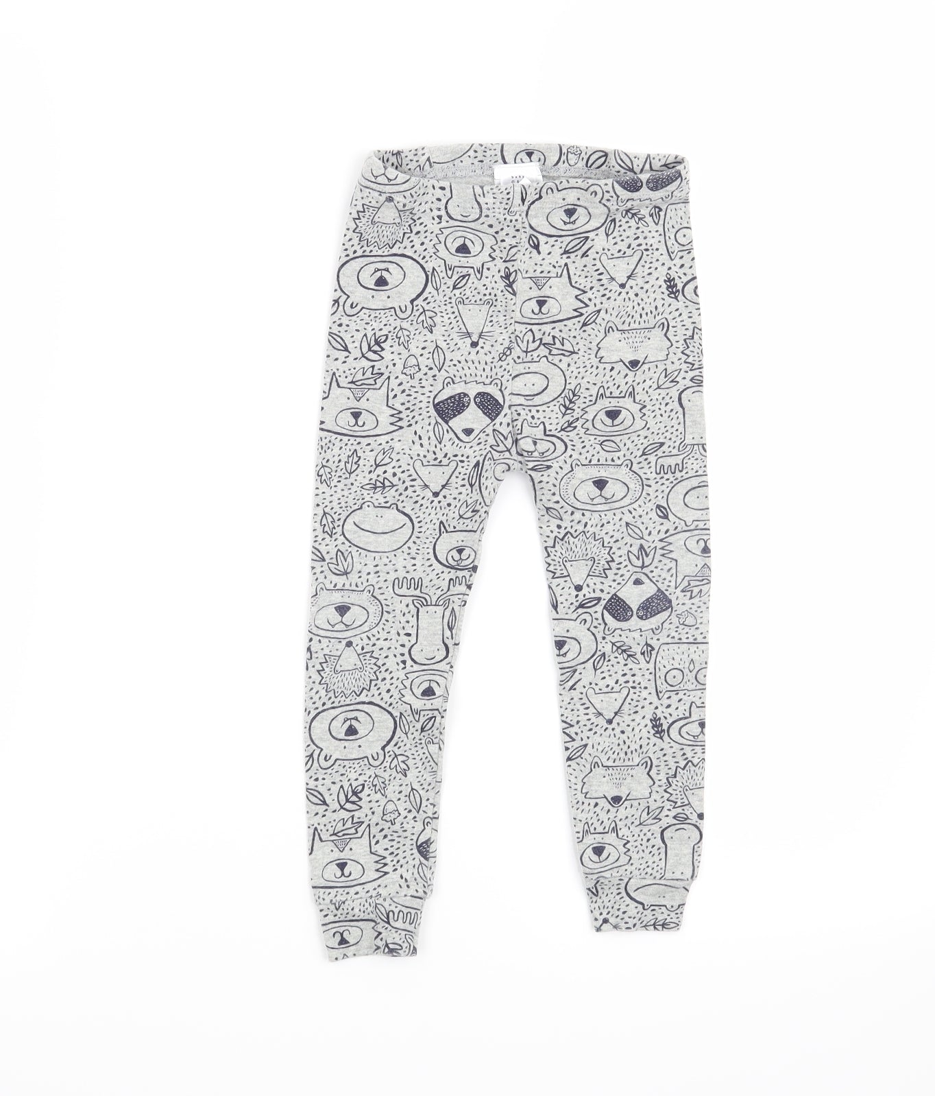 Gap Baby Grey   Capri Leggings Size 24 Months  - Animals