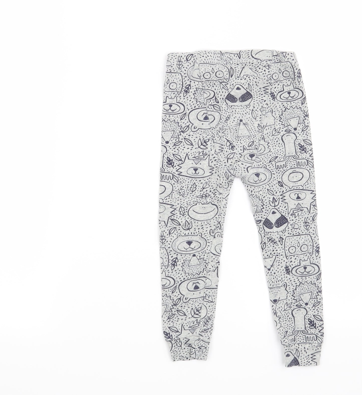 Gap Baby Grey   Capri Leggings Size 24 Months  - Animals