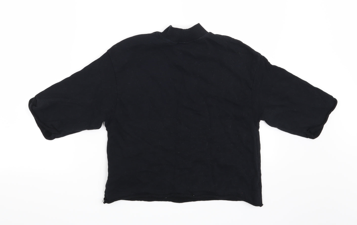 Bershka Womens Black   Pullover Sweatshirt Size XS
