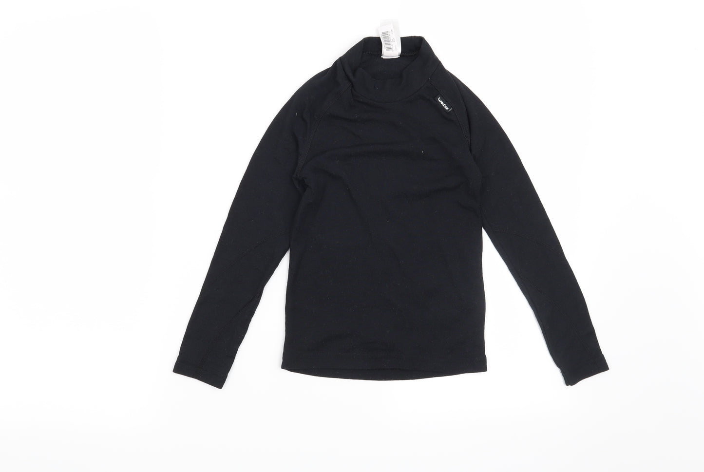 DECATHLON Boys Black   Pullover Sweatshirt Size 6 Years