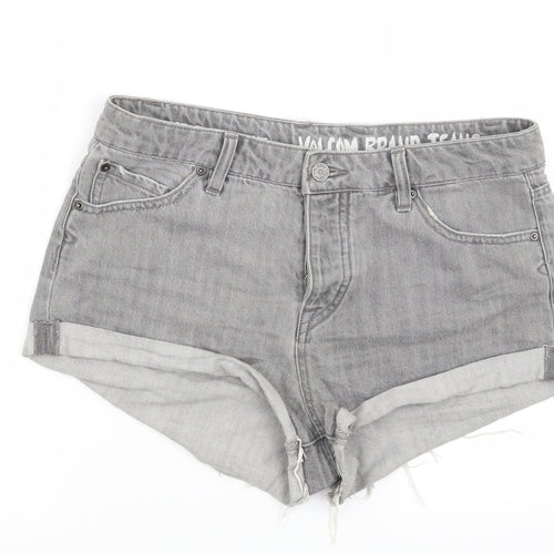 Preworn Womens Grey   Cut-Off Shorts Size 28 in