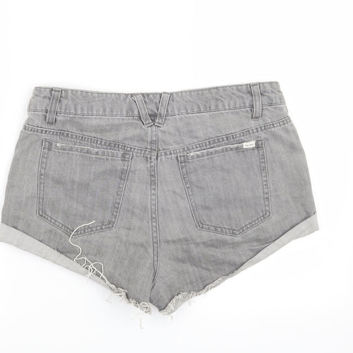 Preworn Womens Grey   Cut-Off Shorts Size 28 in