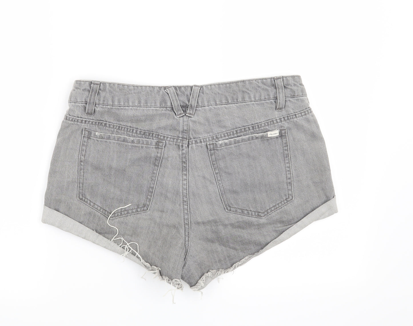 Preworn Womens Grey   Cut-Off Shorts Size 28 in