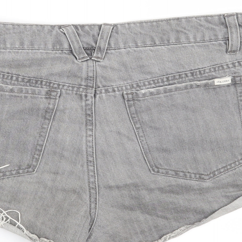 Preworn Womens Grey   Cut-Off Shorts Size 28 in