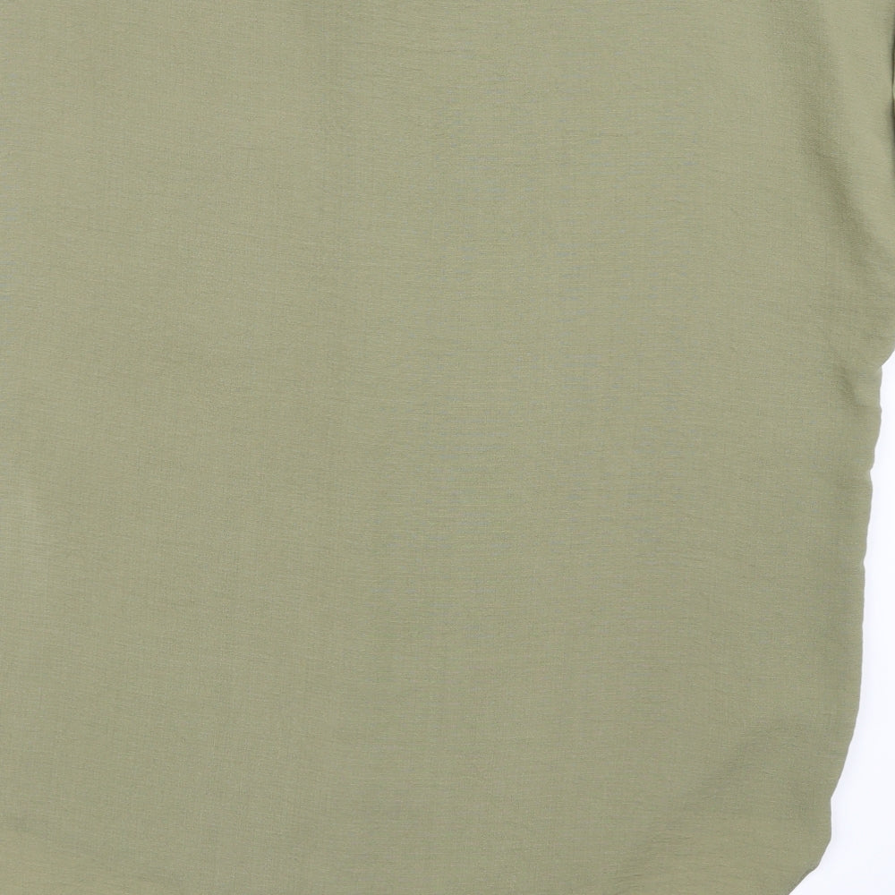 Papaya Womens Green   Basic T-Shirt Size 16
