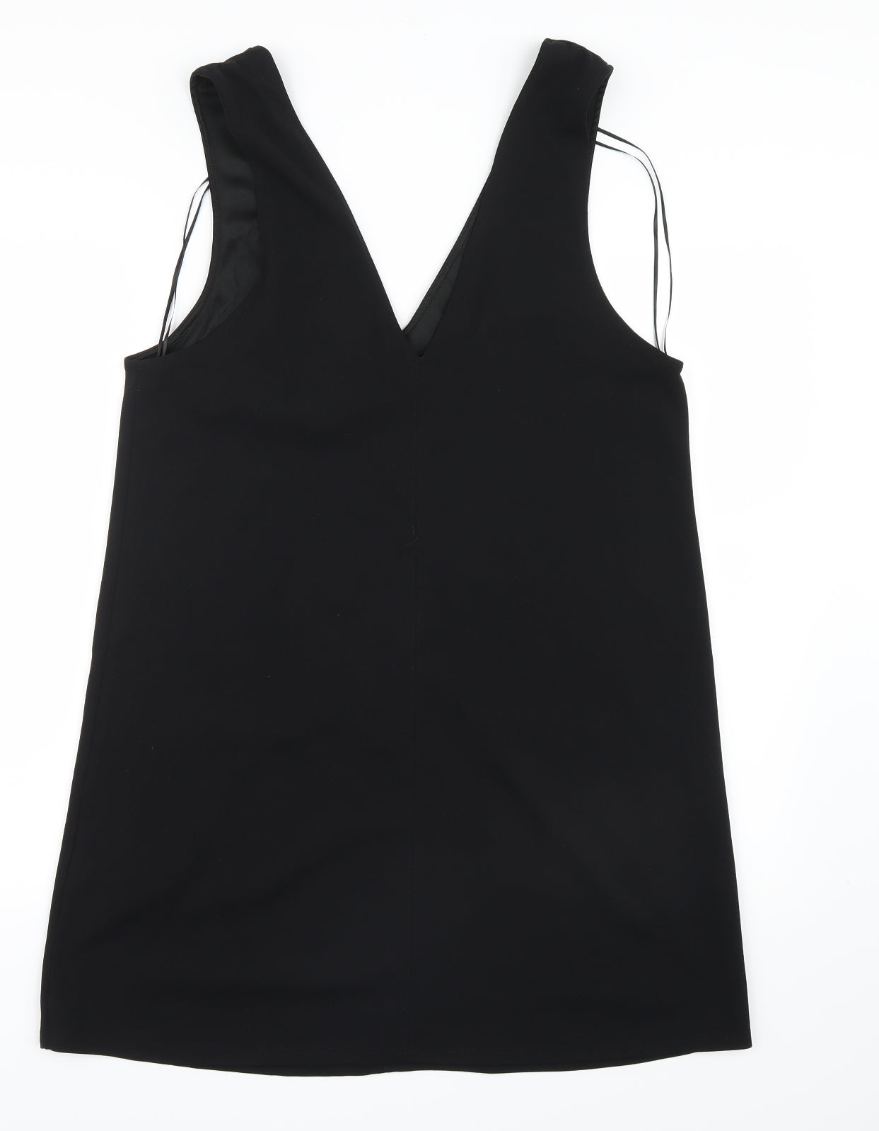 New Look Womens Black   Pinafore/Dungaree Dress  Size 14