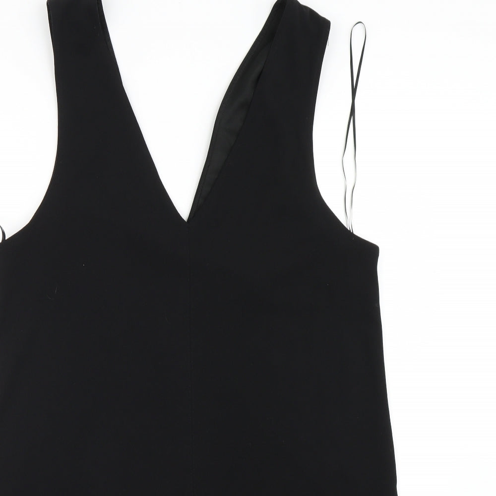 New Look Womens Black   Pinafore/Dungaree Dress  Size 14