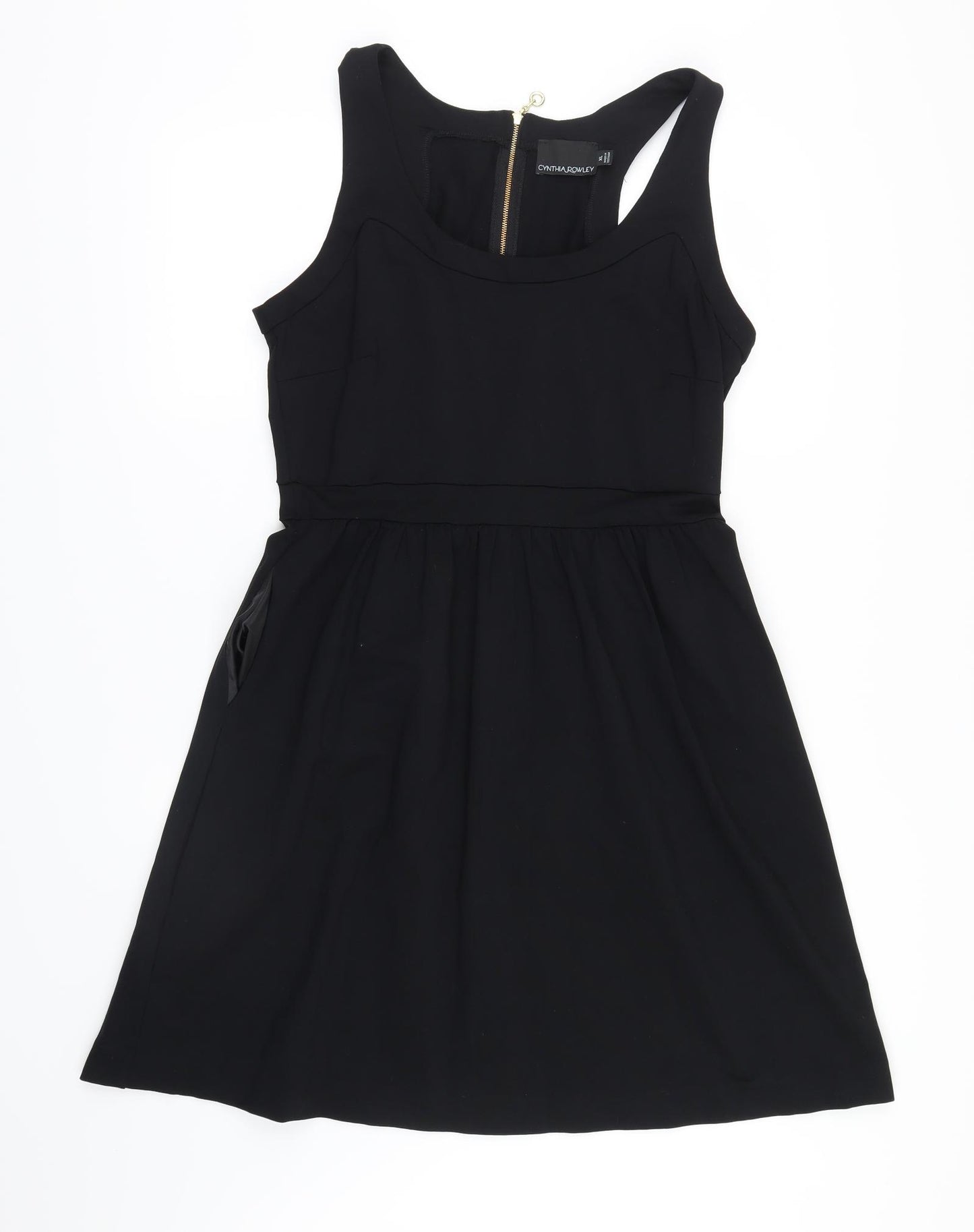Cynthia Rowley Womens Black   Shirt Dress  Size 16
