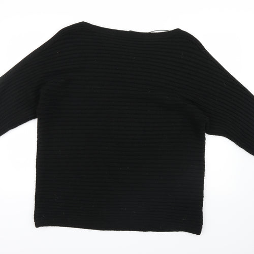 George Womens Black  Knit Pullover Jumper Size L