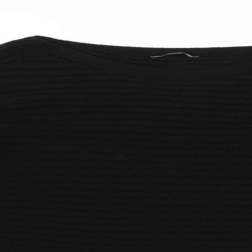 George Womens Black  Knit Pullover Jumper Size L
