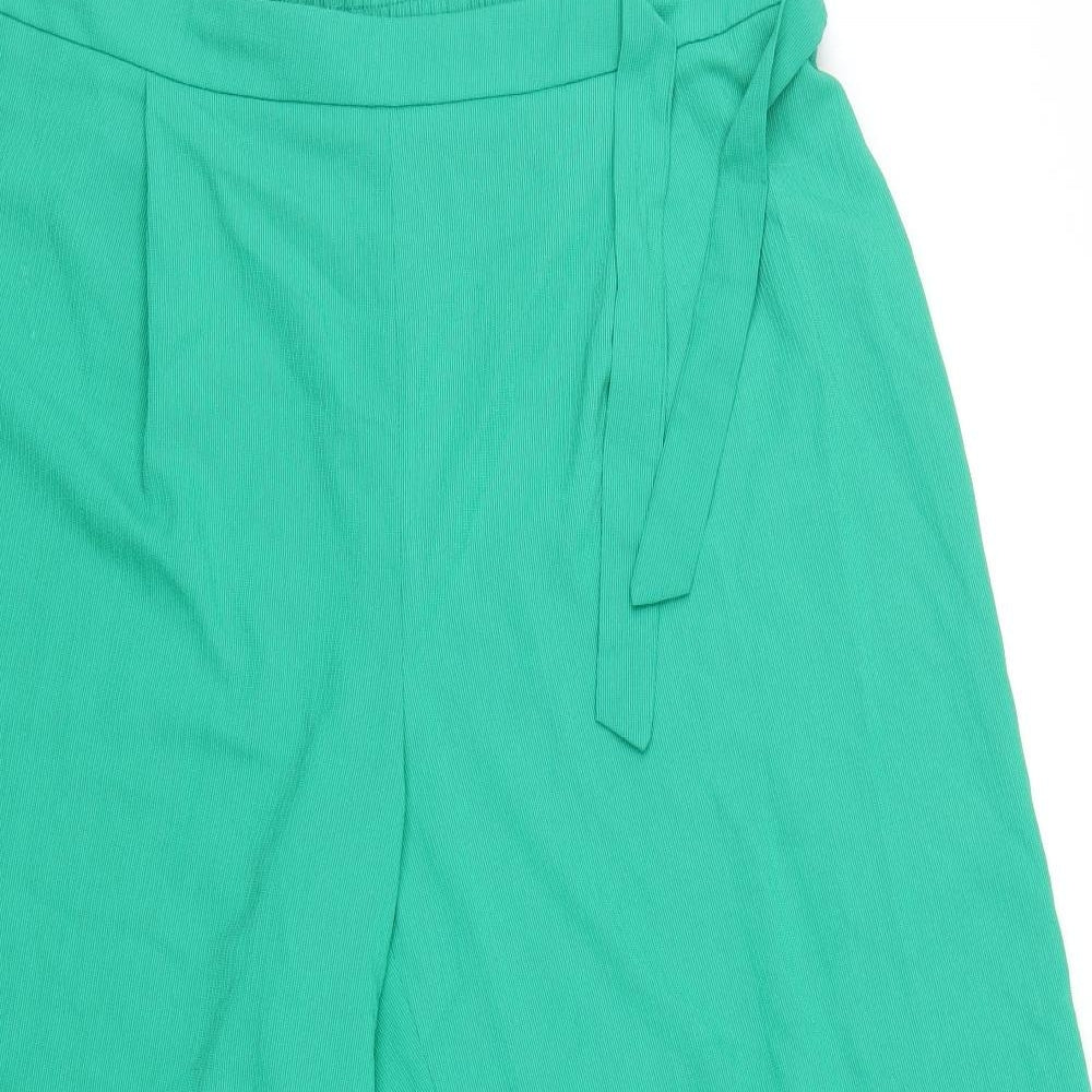 George Womens Green   Cropped Trousers Size 18  - Tie Detail