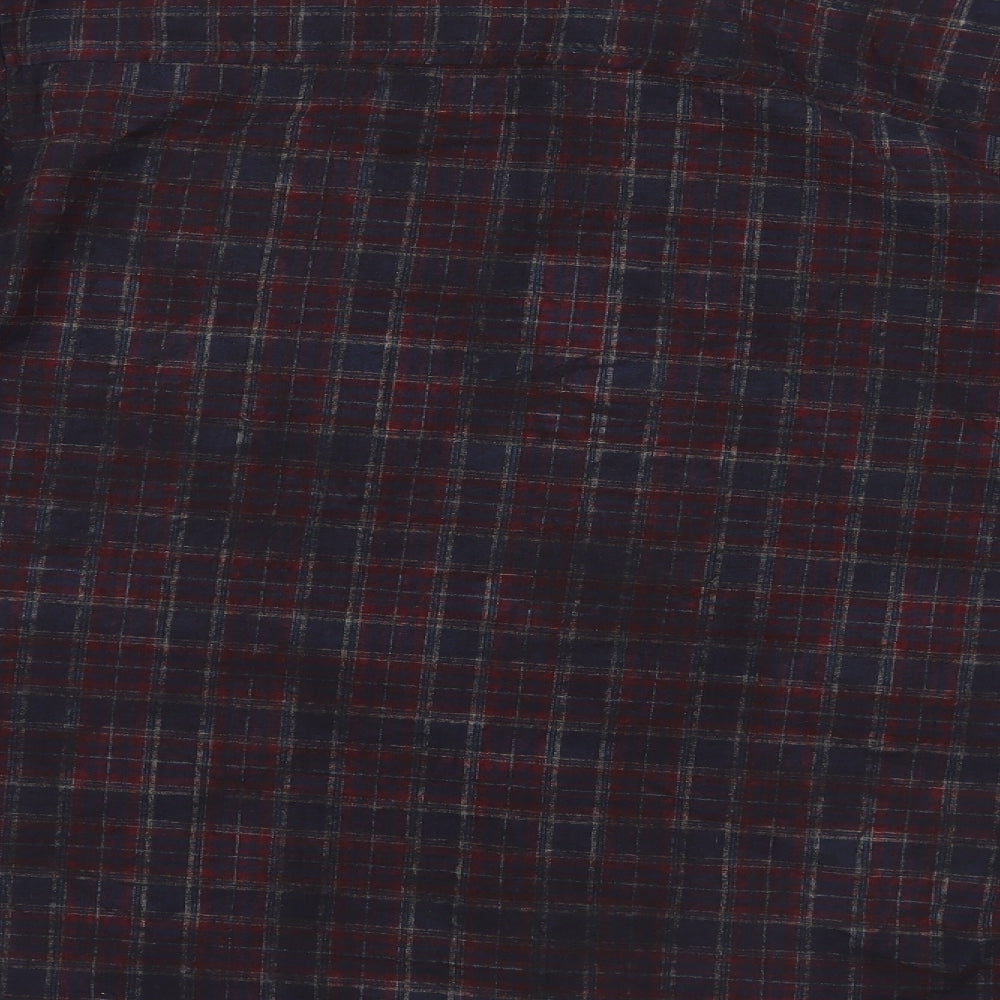 New Look Men Mens Blue Check   Button-Up Size L
