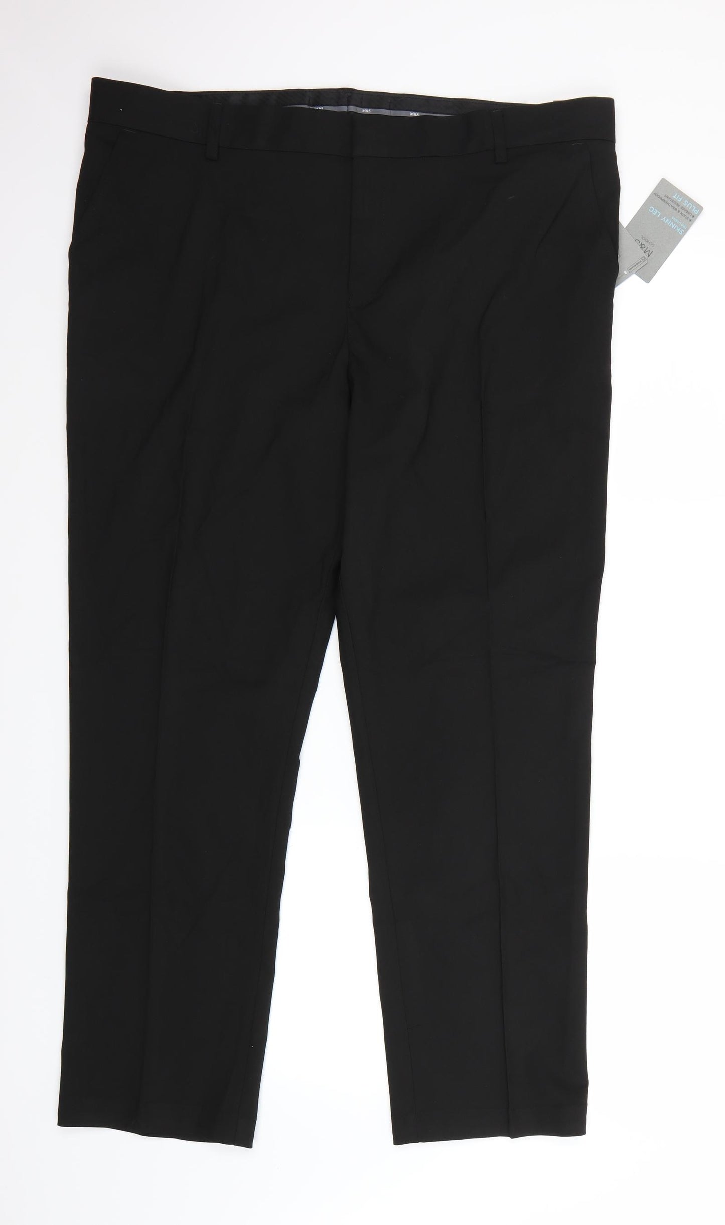 Marks and Spencer Mens Black   Trousers   L30 in