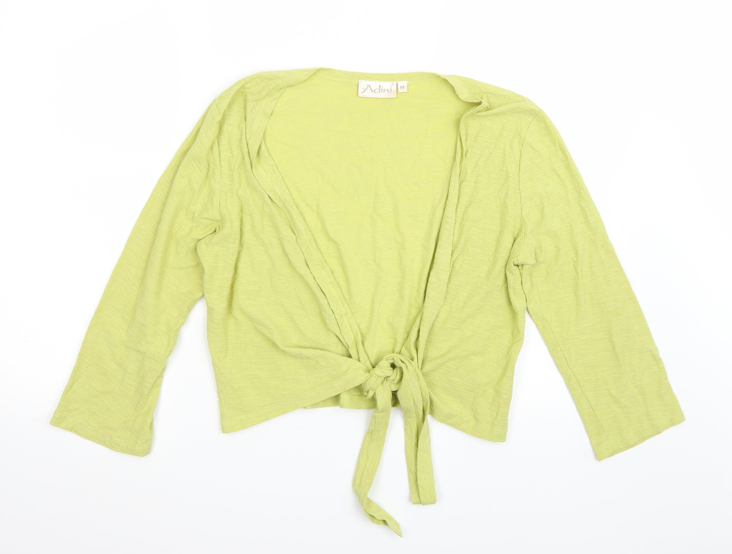 Adini Womens Green   Cardigan Jumper Size M
