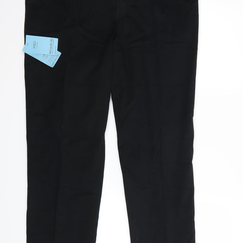 Marks and Spencer Mens Black   Trousers   L31 in