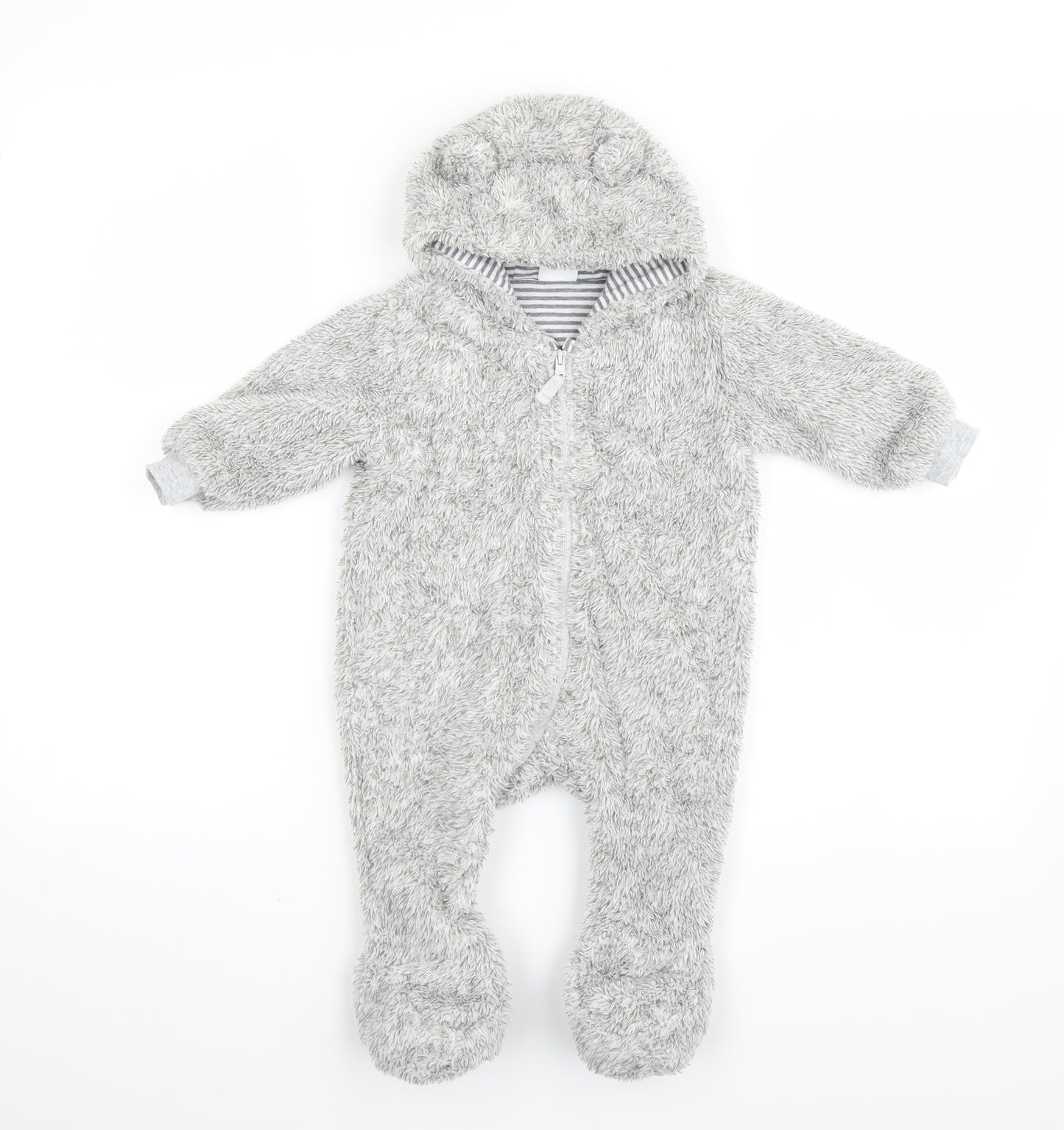 F&F Baby Grey   Babygrow One-Piece Size 3-6 Months