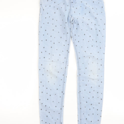 Denim & Co. Girls Blue   Straight Jeans Size 11 Years