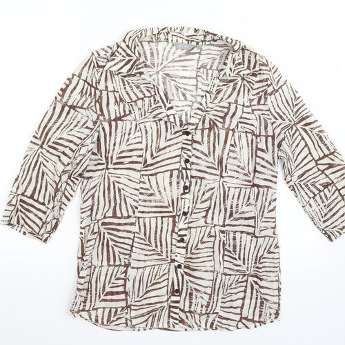 Per Una Womens White   Basic Button-Up Size 12
