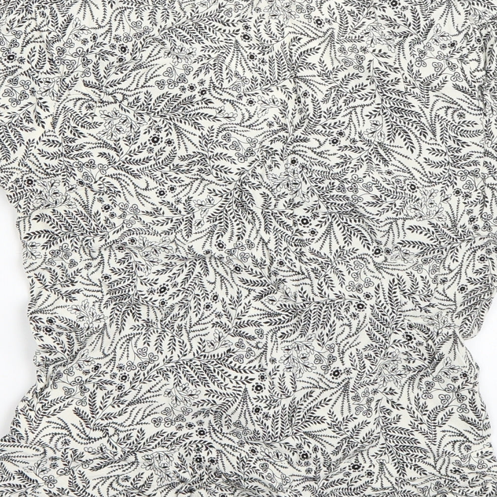 H&M Womens White   Basic T-Shirt Size 6