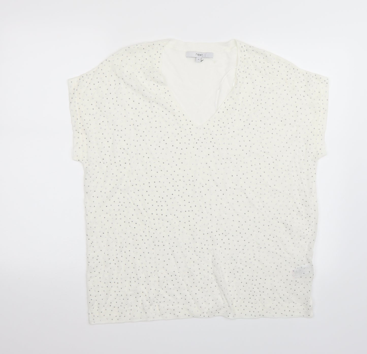 NEXT Womens White   Basic T-Shirt Size 16