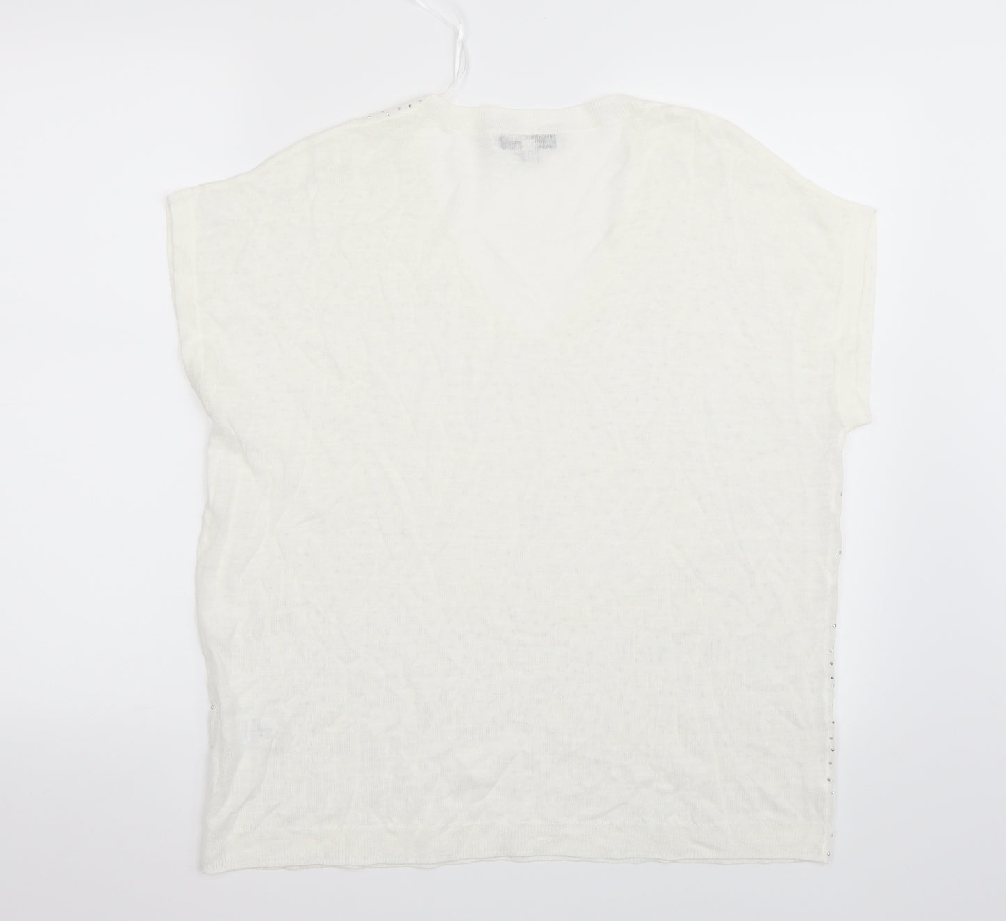 NEXT Womens White   Basic T-Shirt Size 16