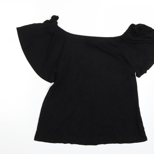 F&F Womens Black   Basic T-Shirt Size 12