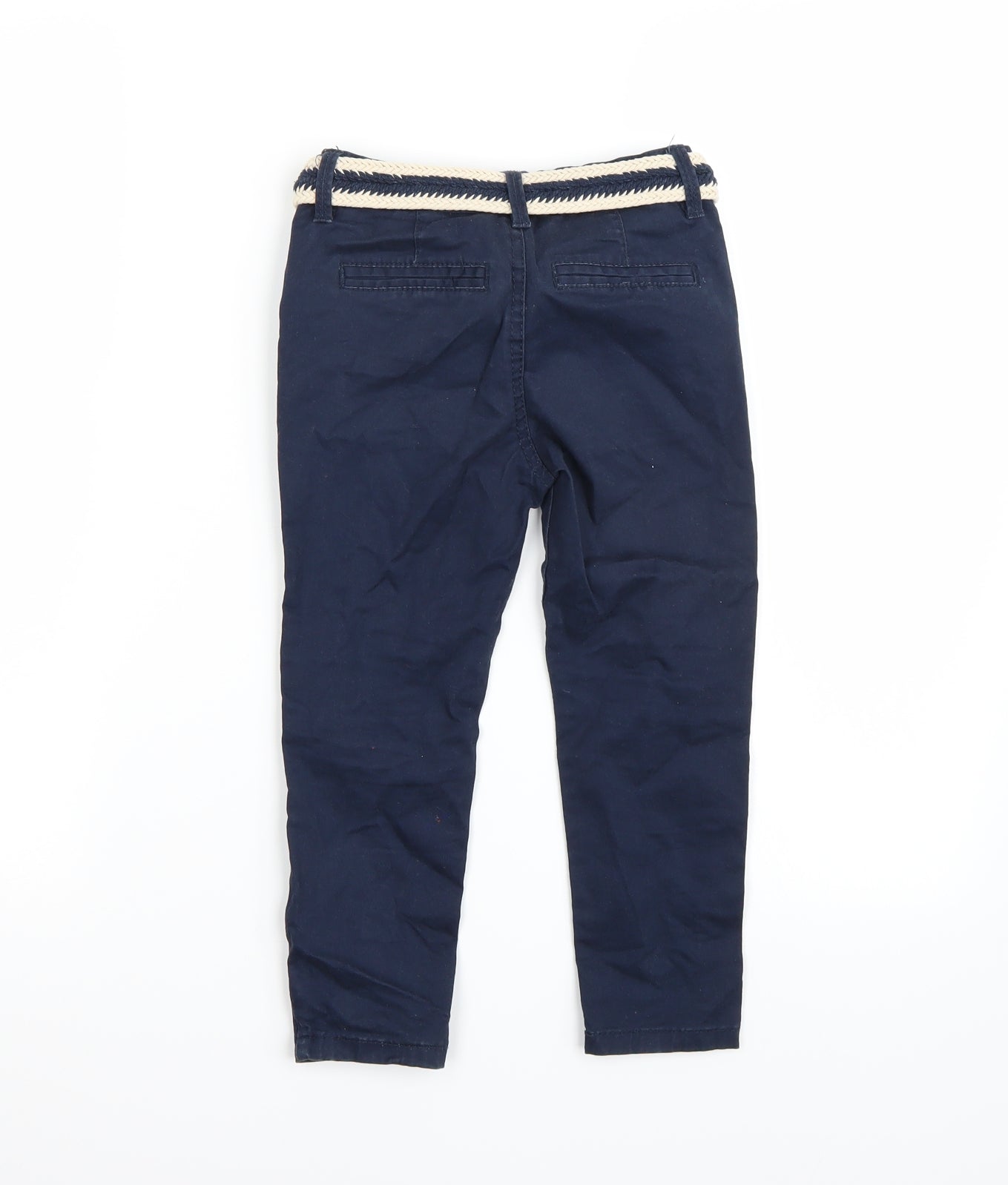 Denim & Co. Boys Blue   Chino Trousers Size 3-4 Years