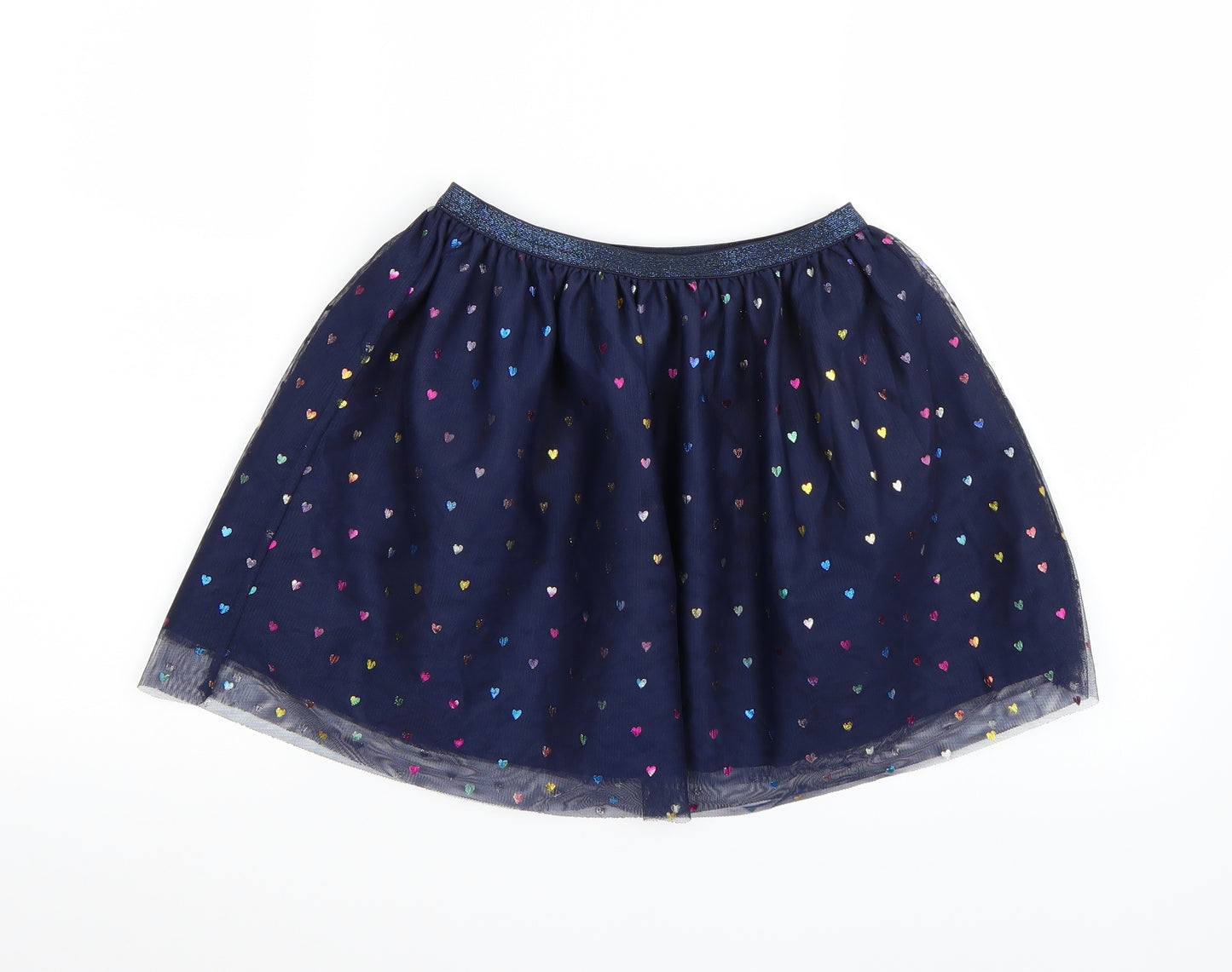 H&M Girls Blue   A-Line Skirt Size 7 Years