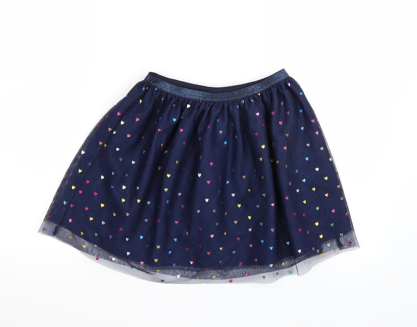 H&M Girls Blue   A-Line Skirt Size 7 Years