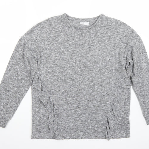 Payaya Womens Grey   Basic T-Shirt Size 14