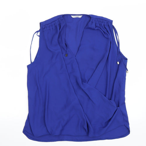 George Womens Blue   Basic Blouse Size 14