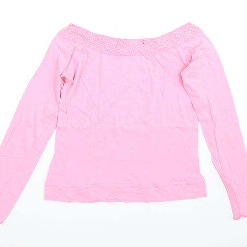 Ap  Womens Pink   Basic T-Shirt Size 2