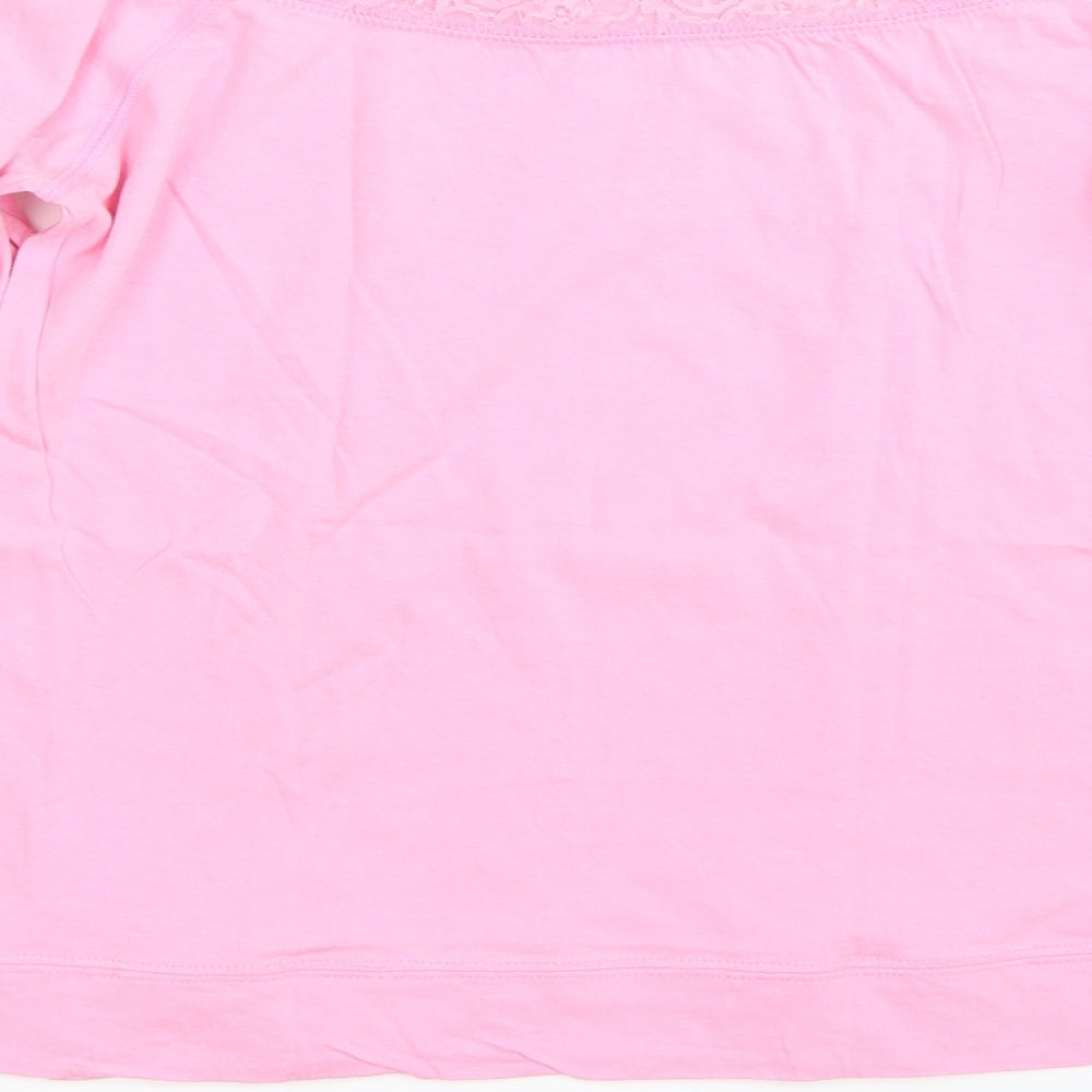 Ap  Womens Pink   Basic T-Shirt Size 2