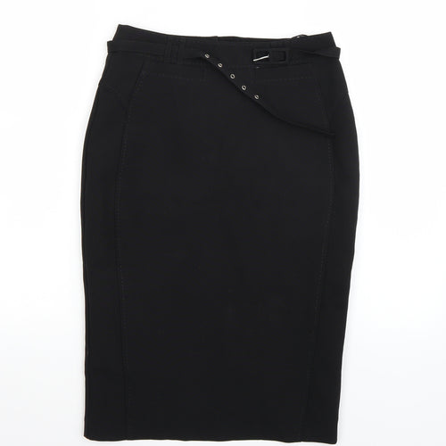 Primark Womens Black   A-Line Skirt Size 8