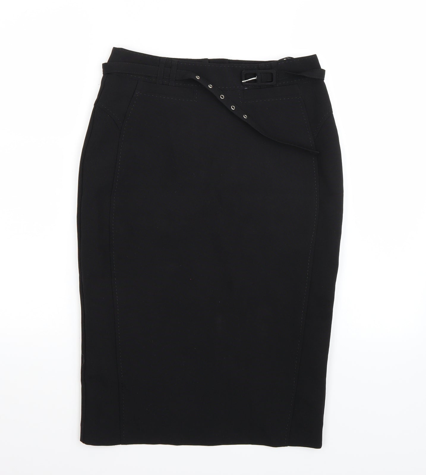 Primark Womens Black   A-Line Skirt Size 8